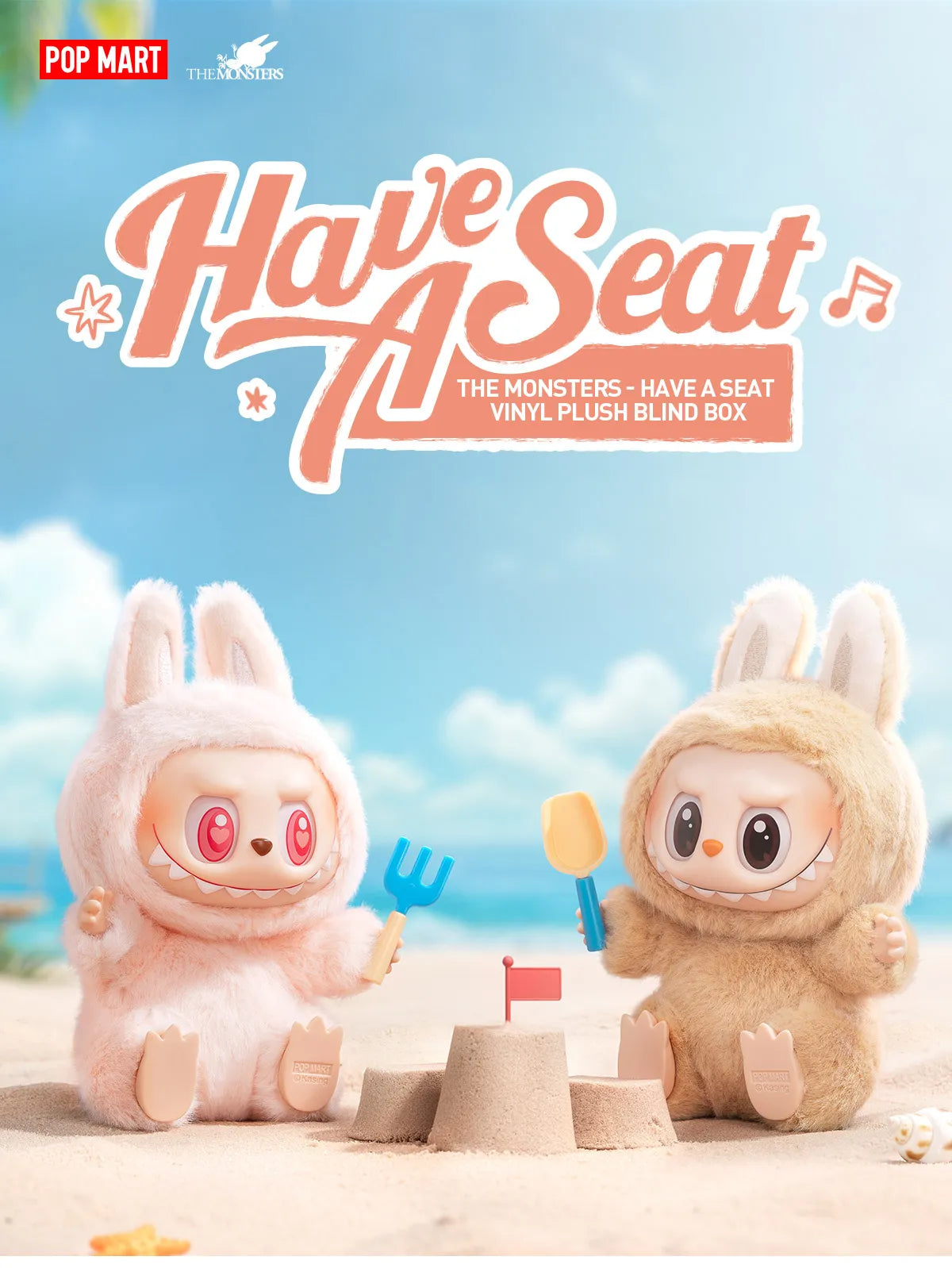 Labubu V2 THE MONSTERS- Have a Seat Vinyl Plush Blind Box – Toybeta